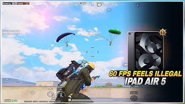 iPad air 5th Generation BGMI/PUBG Test 2025 ⚡️ 60 fps feels illegal in 4.0 update 🥵 ipad gaming test