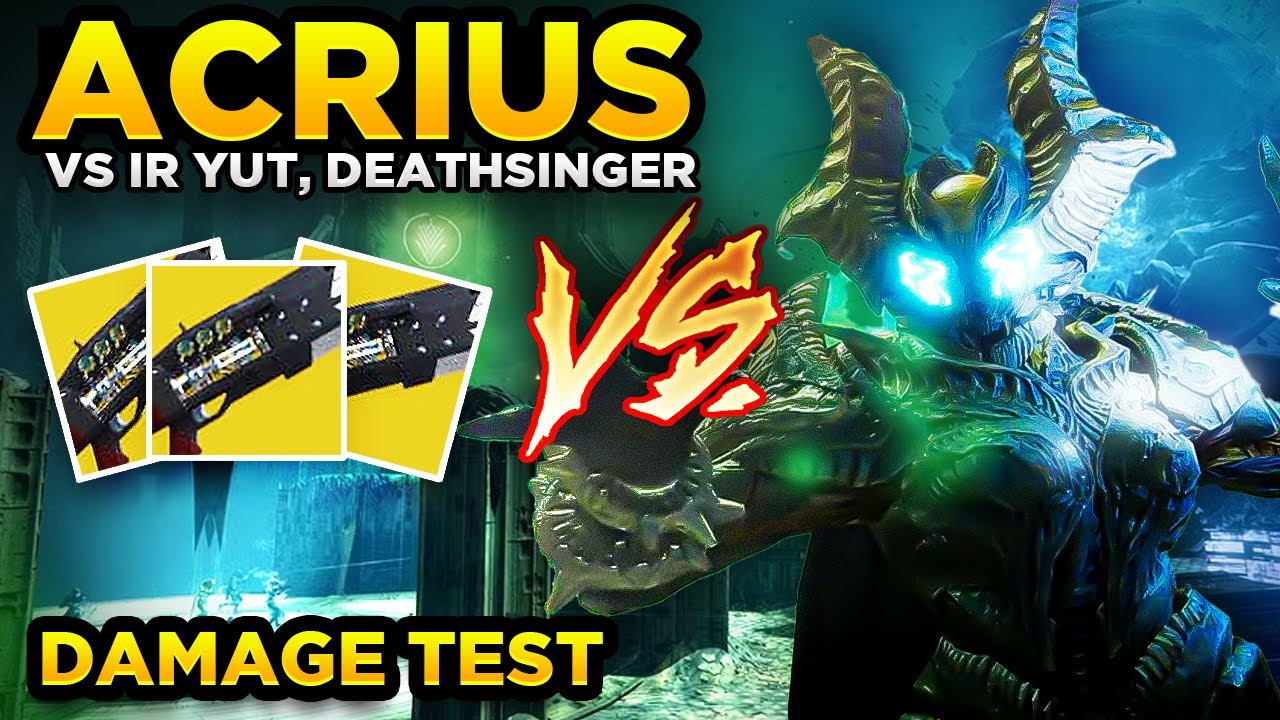 Legend of Acrius ONE PHASE vs Ir Yut, Deathsinger | Crota's End DPS ...