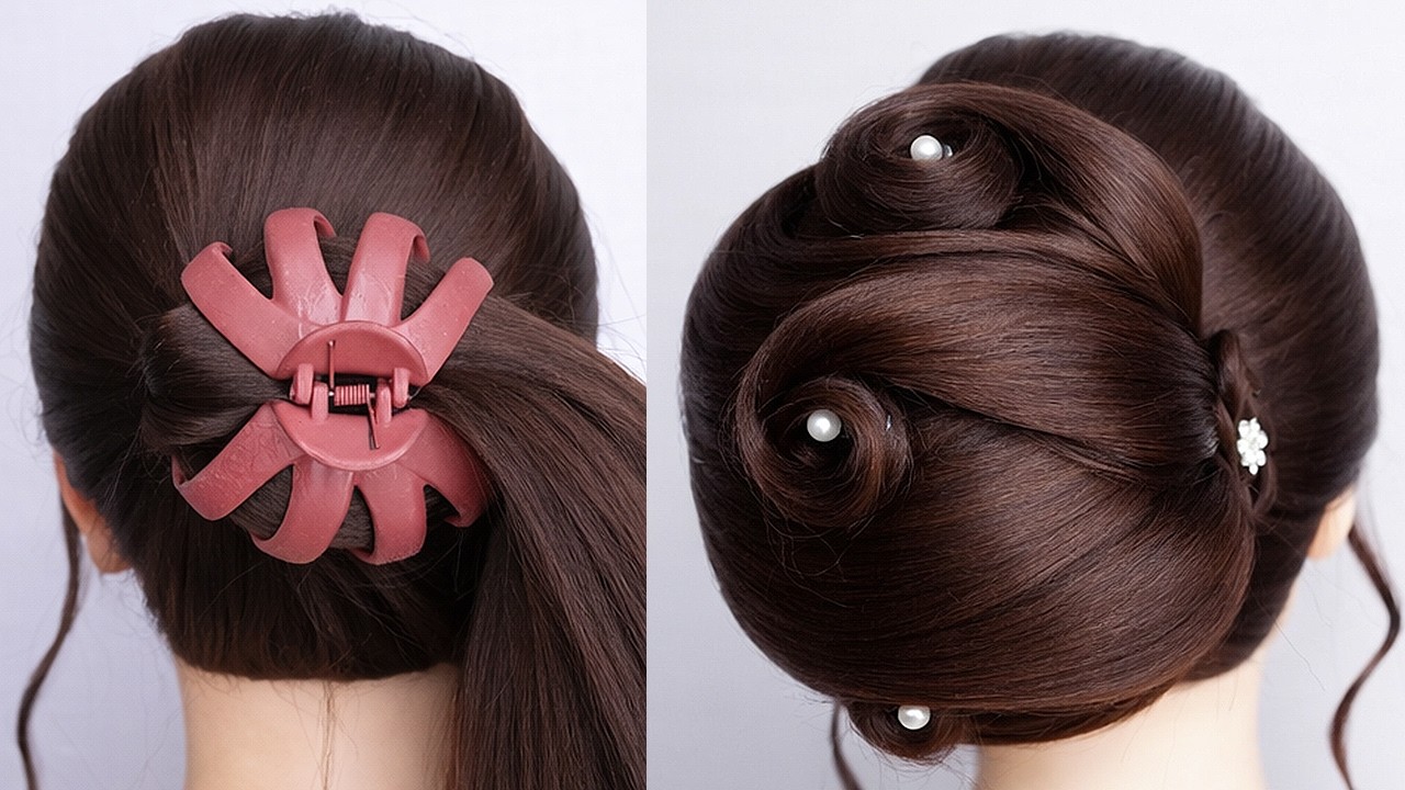 Discover the SECRET to a STUNNING Bun Hairstyle with Claw Clip | Easy Hairstyle For Ladies