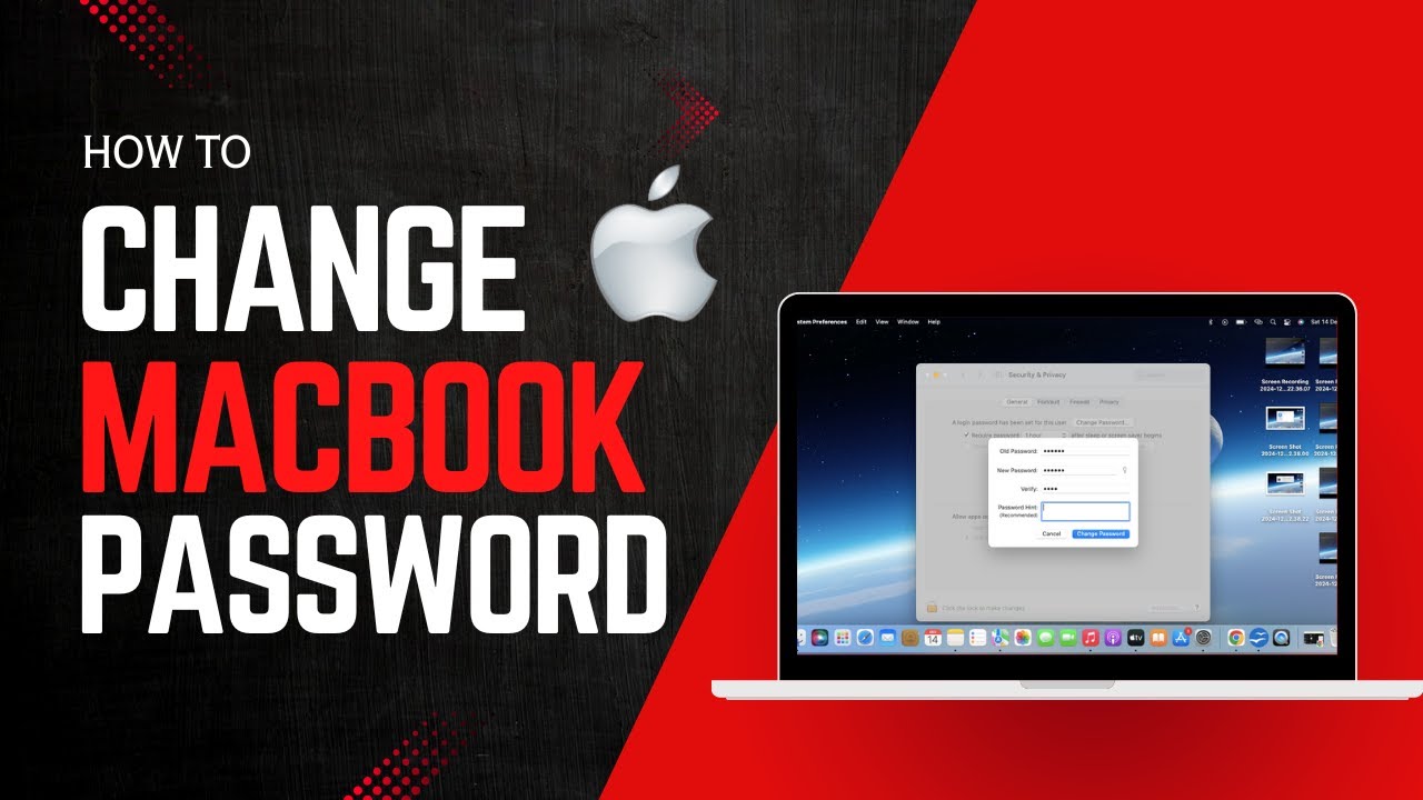 How to Change Password on Macbook - YouTube