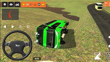 2025 new coach bus simulator 💥 || indonesia bus simulator part-152 #bus #game #simulator #comman