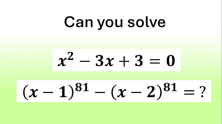 An Amazing Algebra Challenge | Can You Solve This?