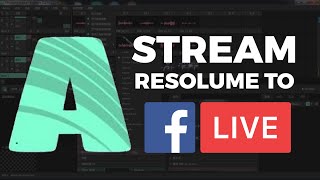 Stream Resolume Arena to Facebook using OBS | Resolume Arena Tutorial