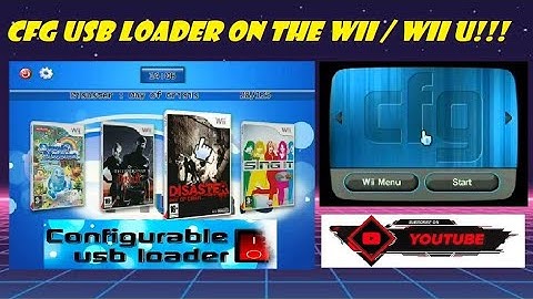 How to Install Cfg Usb Loader on the Nintendo Wii / Wii U!!!