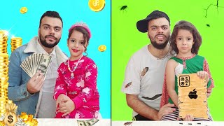 Rich father vs poor father (funny situations)