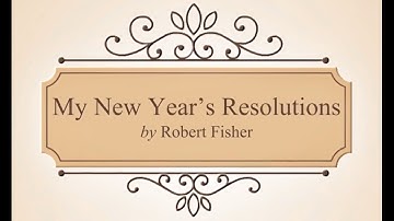 My New Year’s Resolutions by Robert Fisher | Animated Poem | Poem #4