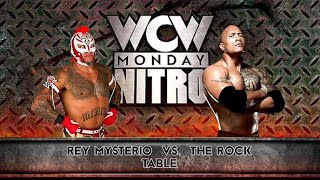 Wwe2k23 game play _ ray mysterio vs the rock ( Table match )