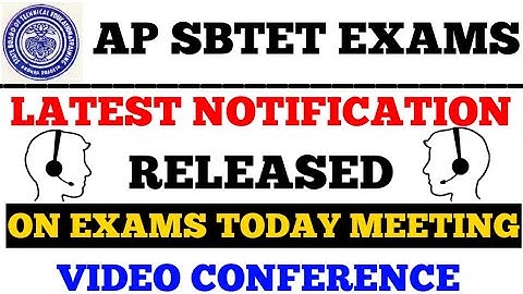 Ap sbtet latest notification on exams & polycet || BSD TELUGU TECH