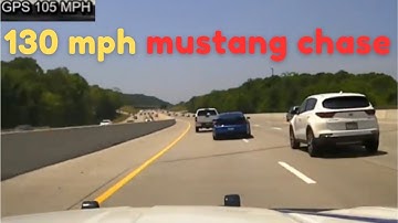 Mustang vs State Trooper [High Speed Chase]
