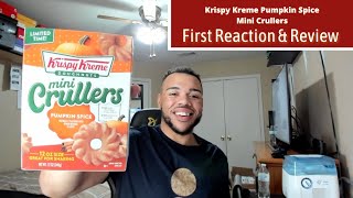 Krispy Kreme Donuts Pumpkin Spice Mini Crullers | First Reaction and Review