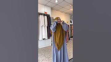 how to wear khimar||two layers khimar#youtubeshorts #trending#muslimah#shortvideo#abaya#abayablogger