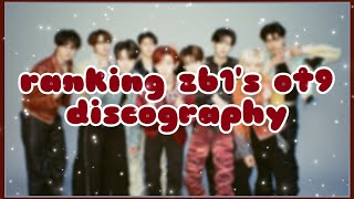 ranking zb1's ot9 discography 💙🤍
