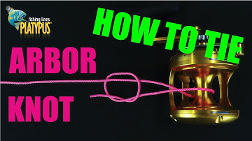 How to Tie an Arbor Knot - Tackle Tactics Animated Knot Series