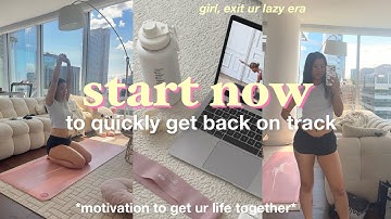 Hoe kom je snel uit een dip? *Dit motiveert je* 💫 esthetische + productieve vlog