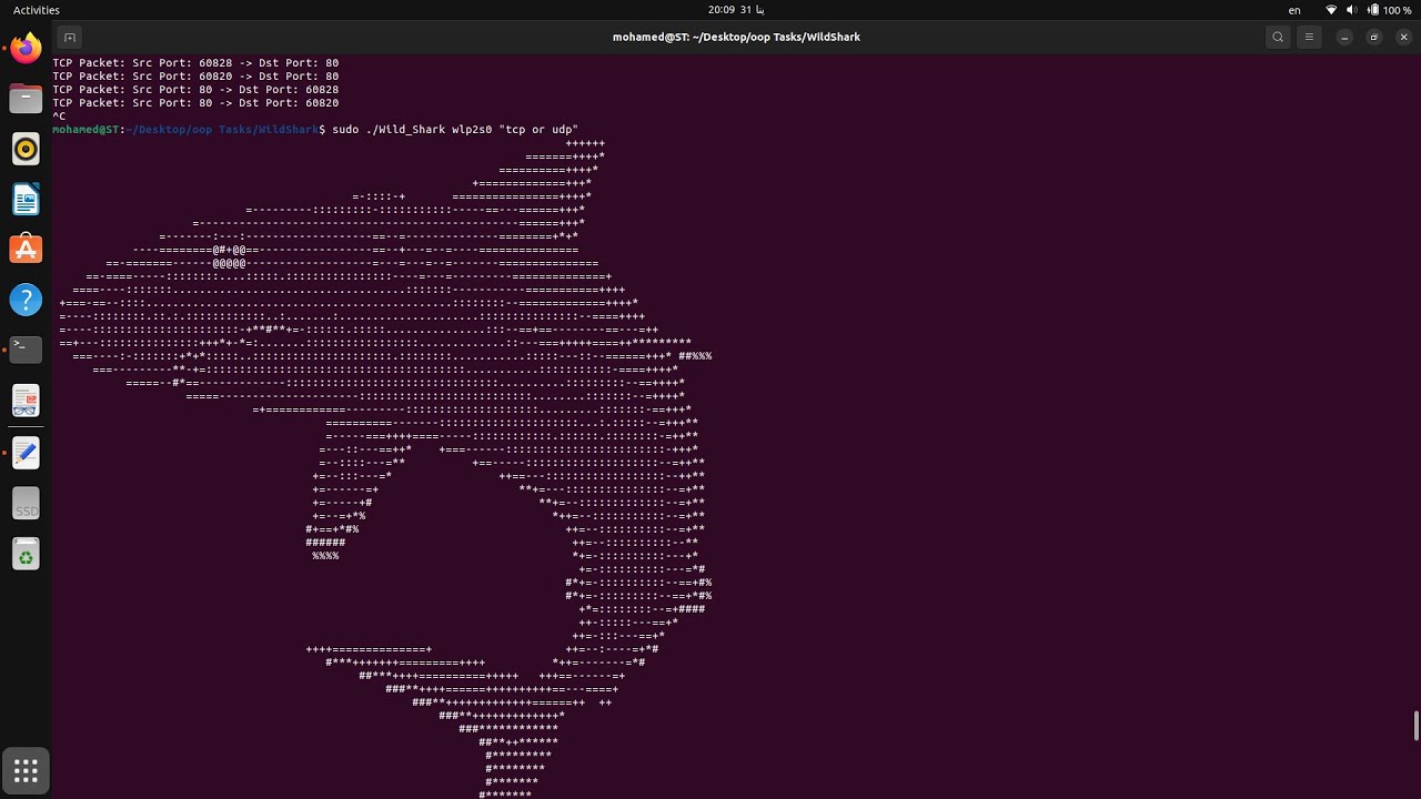 Network Packet Sniffer Using OOP In C ( Wild Shark ) - YouTube
