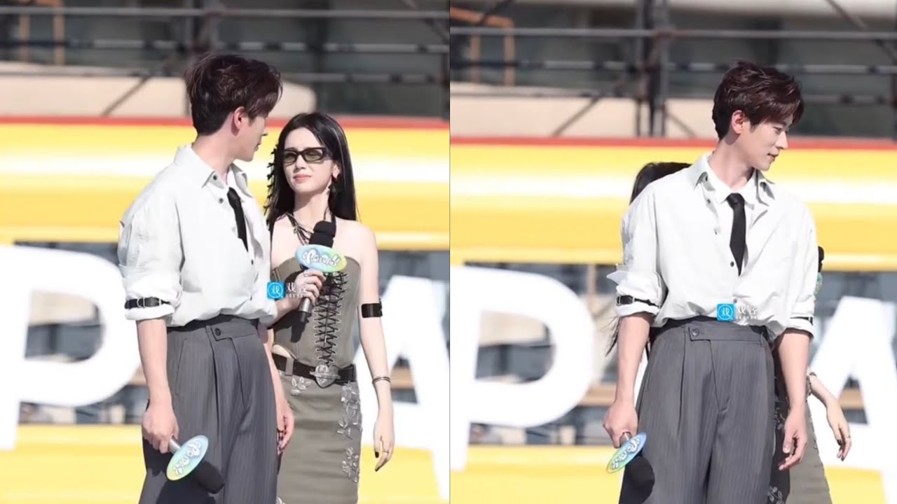 Под палящим солнцем Чжоу Е сладко спрятался за Райана Ченга?