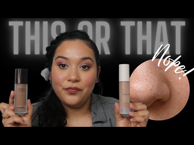 Comparing Rose Inc Tinted Serum to Chanel Water Skin Tint @roseinc