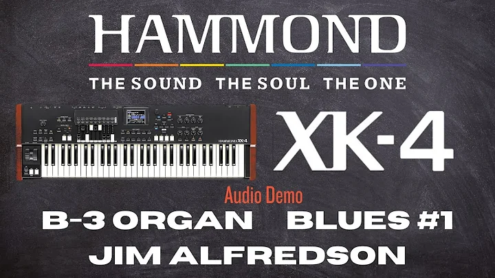 HAMMOND XK-4 AUDIO DEMO Blues #1•Jim Alfredson