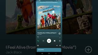 I Feel Alive. Jack Black From Minecraft Movie Spotify Lyrics