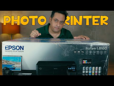 Epson EcoTank L8180 Multifunction A3+ InkTank Photo Printer for Professional Photo Quality Print