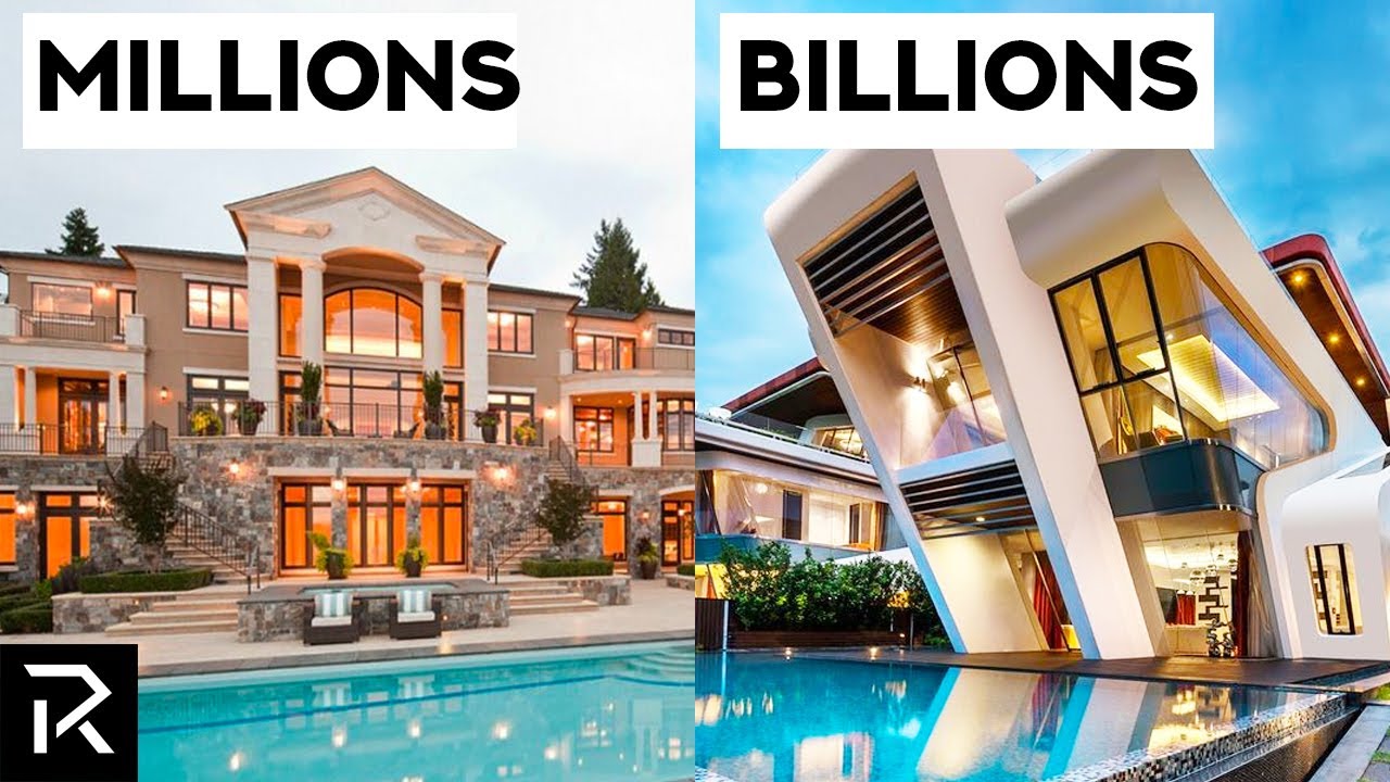 $1 Million VS $1 Billion Mansions