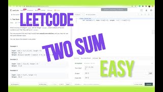 1. Two Sum (Python) - LeetCode problem solution.