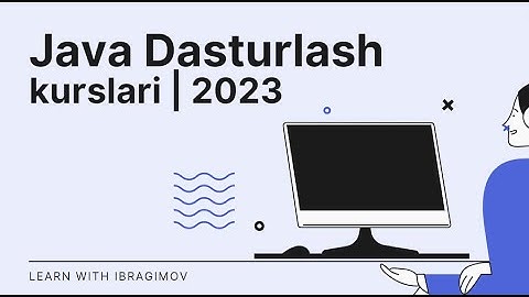 Java dasturlash tiliga kirish |  JDK ni o