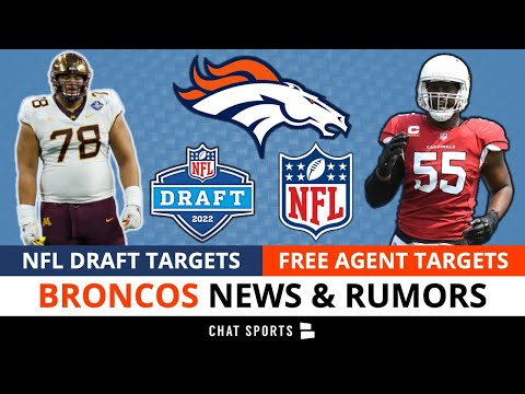 Broncos Top O-Line Targets In NFL Free Agency & NFL Draft For Russell Wilson + Sign Chandler Jones?