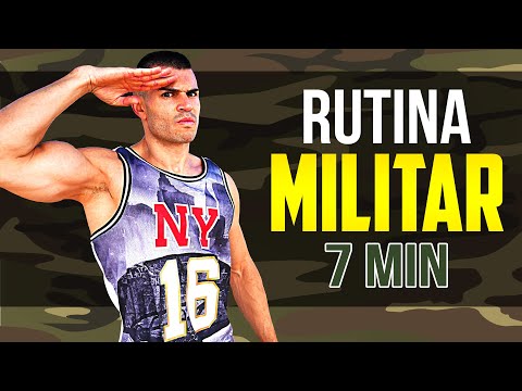 🎖️ Entrenamiento MILITAR EN CASA 7 MINUTOS **MUY DURO** ⚠ Rutina MILITAR para BAJAR de PESO