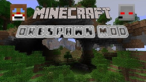 Minecraft Orespawn mod test  Part #1