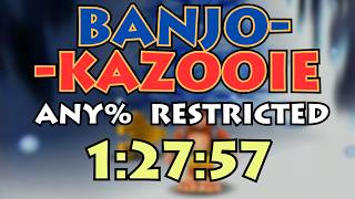 Banjo-Kazooie Any% Restricted Speedrun | PB = 1:27:57