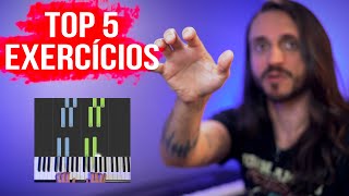 Os TOP 5 exercícios de piano para iniciantes