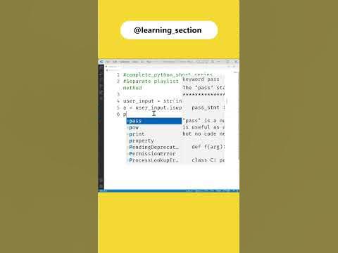 Checking Capital letter String - Python | Learning Section - YouTube