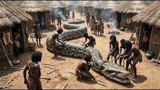 Prehistoric Survival Story  A Giant Python Stole Our Food—Then the Nightmare Began