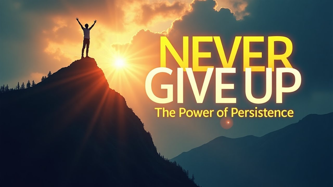 The Power of Persistence: How Never Giving Up Leads to Success - YouTube