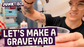 Let's Build a SPOOKY Graveyard!  // Junktober Day 01