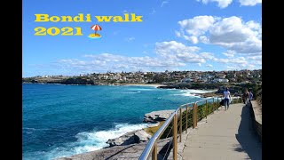 Bondi walk 2021- عربي في سيدني استراليا - مشي في شاطئ بونداي