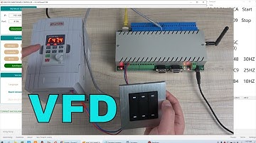 how to control VFD (Variable Frequency Drive) inverter by KC868-COLB