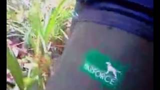 MSV. Deep messing, flooding & fill across Woody Basker-swamp in my Parforce 280872 rubber boots.