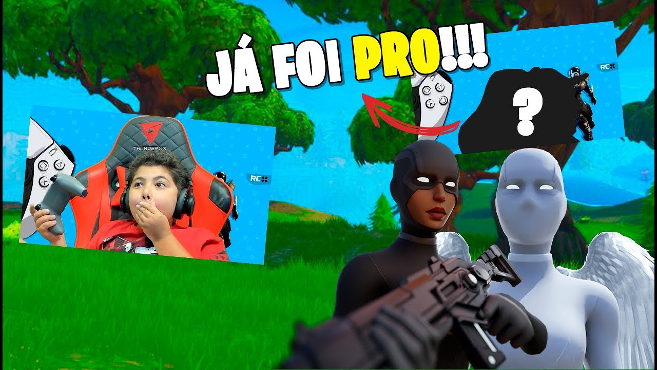 JOGUEI UMA PARTIDA DE FORTNITE COM UM PRO APOSENTADO - YouTube