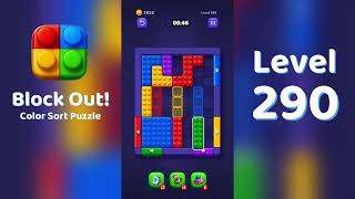 Block Out Level 290 Walkthrough 🧩 | All Levels Solution | Mini Boss