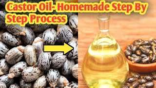 Castor Oil Extraction process. Pure Castor Oil making at Home.