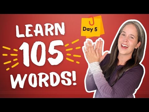 LEARN 105 ENGLISH VOCABULARY WORDS | DAY 5