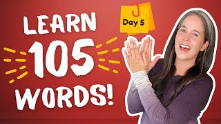 Learn 105 English Vocabulary Words Day 5