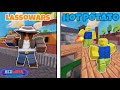 Lasso wars  hot potato gameplay roblox bedwars