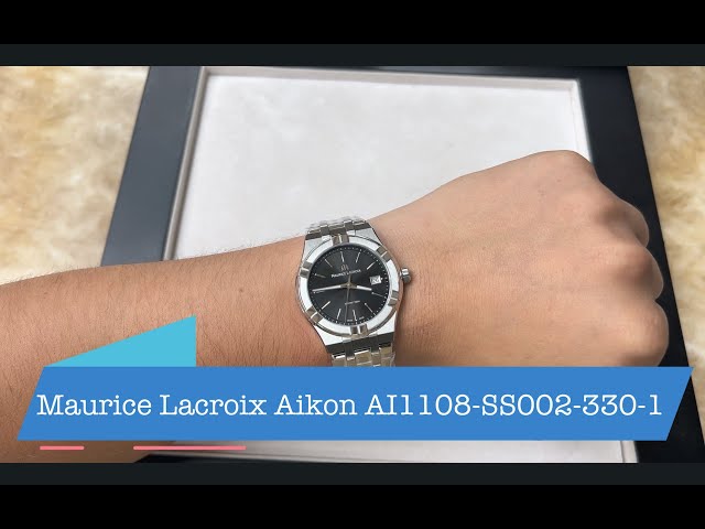 Maurice Lacroix Aikon 40 мм AI1108 Quartz YouTube #TIDEBOX SS002 1 330 