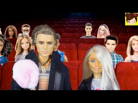 Queen Elsas Teen Daughter First Date at The Movies - Princess Doll Story Royal High Ep.9