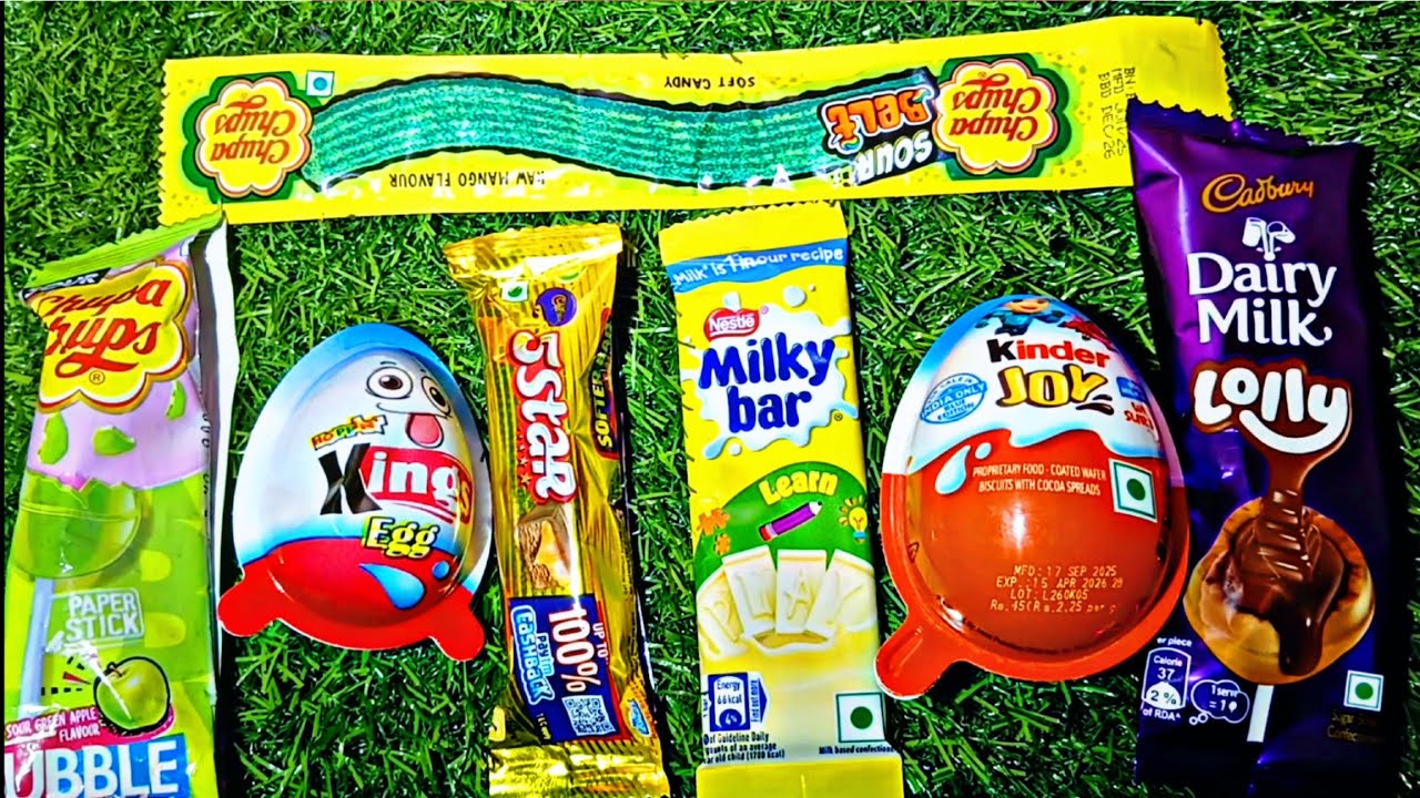 Asmr candy relaxation sound || asmr lot of candies ||