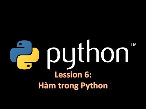 Python A Z Bài 6  Hàm trong Python