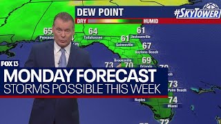 Tampa weather May 13, 2024 | afternoon storms possible this week